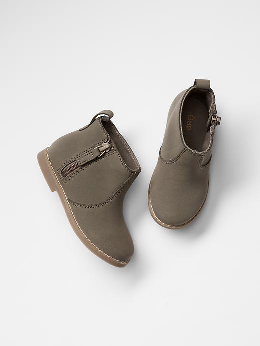 1 of 8 showing, with the color rock grey of product Zip ankle boots