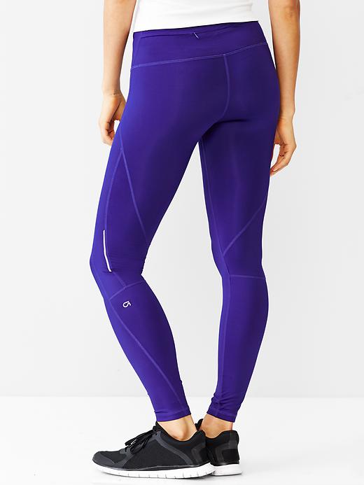 2 of 8 showing, with the color PURPLE ROYALE 658 of product GapFit winter leggings