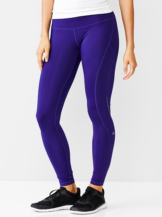1 of 8 showing, with the color PURPLE ROYALE 658 of product GapFit winter leggings