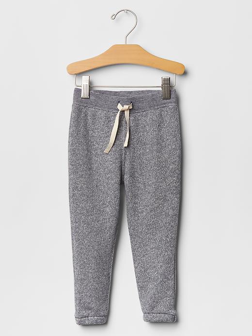 1 of 8 showing, with the color dark night of product Marled logo sweatpants