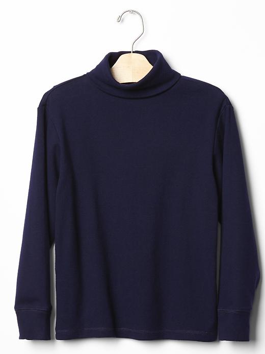 1 of 8 showing, with the color dark night of product Solid turtleneck