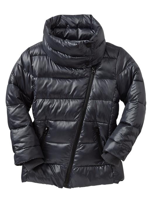 Image number 1 showing, Warmest moto puffer jacket