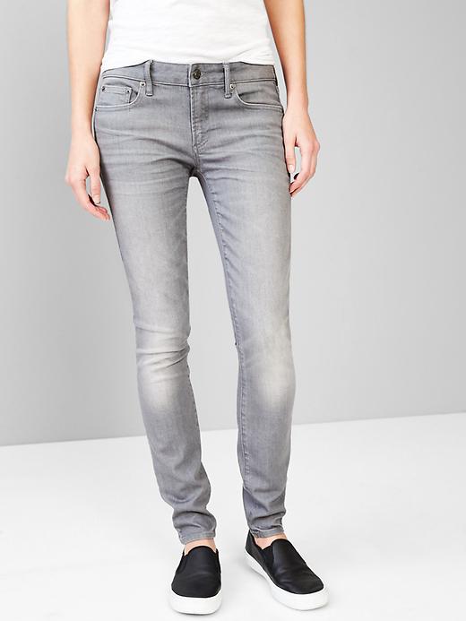 1 of 8 showing, with the color cement gray of product 1969 always skinny jeans