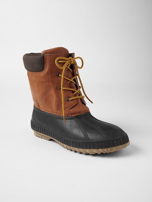 2 of 8 showing, with the color golden oak of product Duck boots