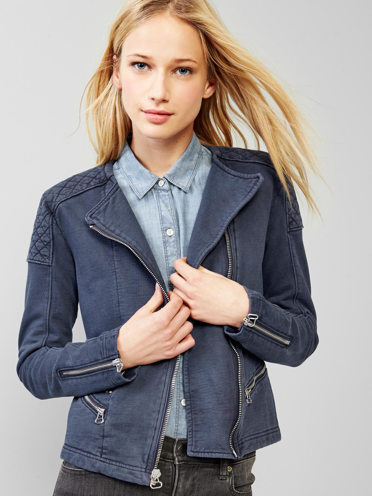 Gap quilted clearance denim jacket