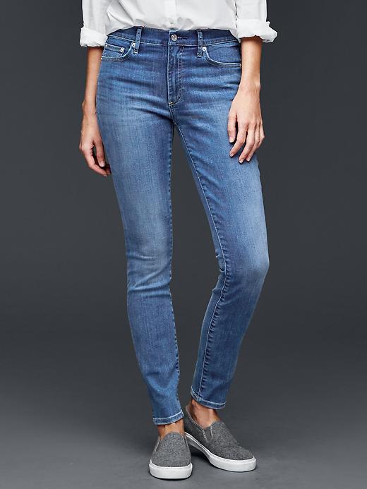 1 of 8 showing, with the color medium vintage of product STRETCH 1969 true skinny jeans
