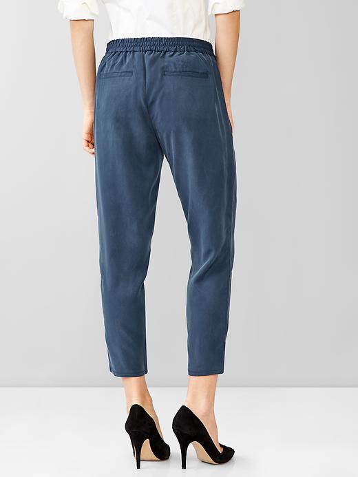 2 of 8 showing, with the color navy base blue of product TENCEL™ jogger pants