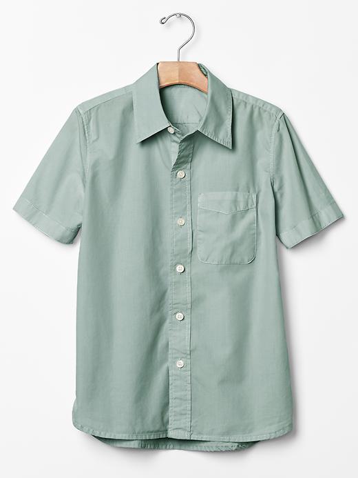 1 of 8 showing, with the color mineral blue of product Garment-dyed shirt
