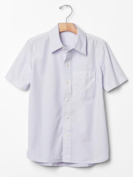 1 of 8 showing, with the color oxford purple of product Garment-dyed shirt