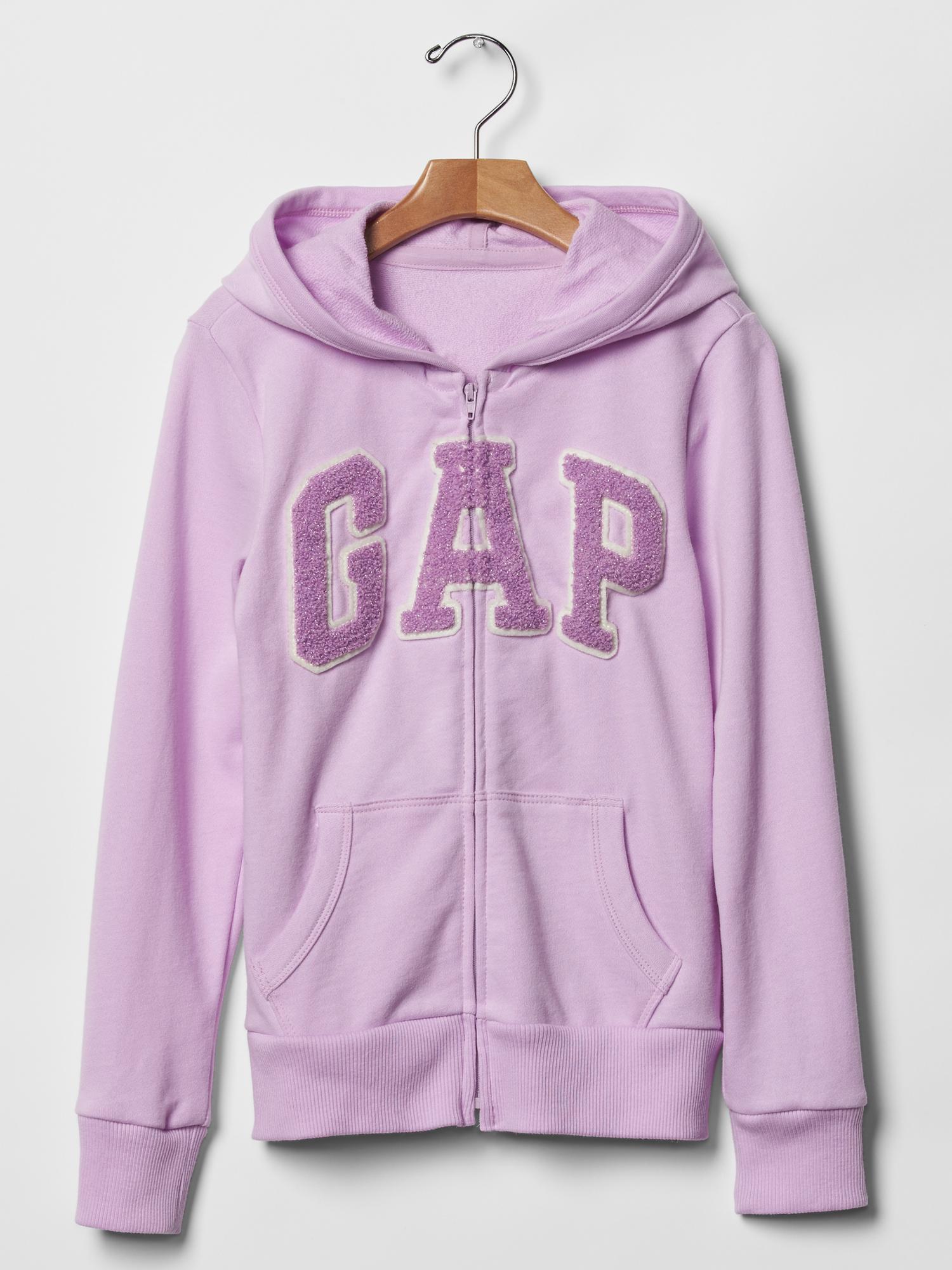 Sparkle logo zip hoodie | Gap Sparkle logo zip hoodie | Gap