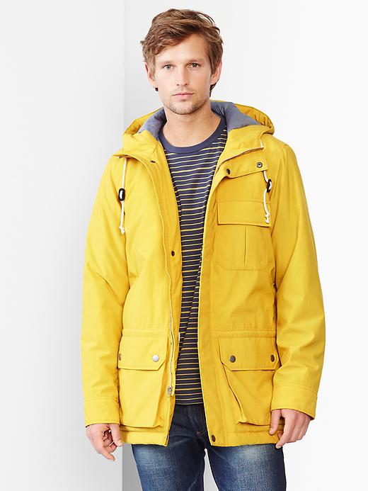 1 of 8 showing, with the color rainslicker yellow of product Hooded field jacket
