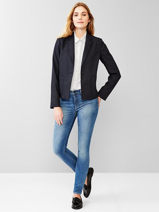 Image number 4 showing, Basketweave blazer