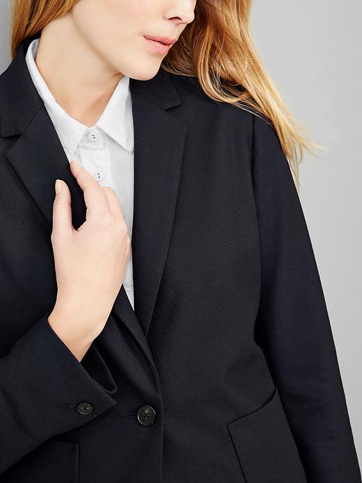 Image number 5 showing, Basketweave blazer