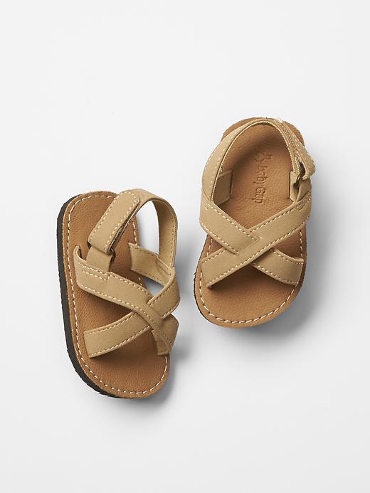 View large product image 1 of 1. Crisscross sandals