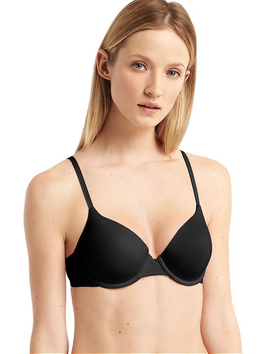 1 of 8 showing, with the color true black of product Modal t-shirt bra