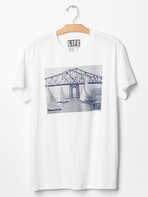 2 of 8 showing, with the color white of product Life® sailboat t-shirt