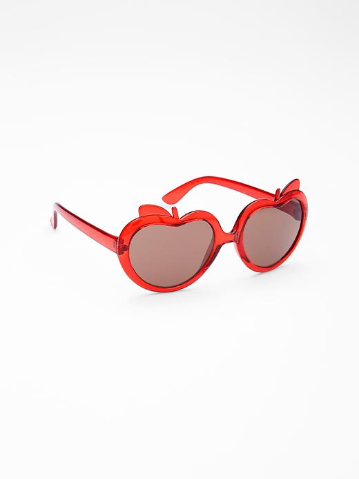 1 of 8 showing, with the color hula red of product Apple sunglasses