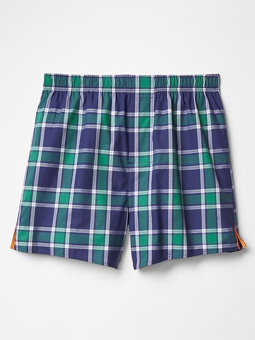 1 of 8 showing, with the color new algae of product Beacon plaid boxers