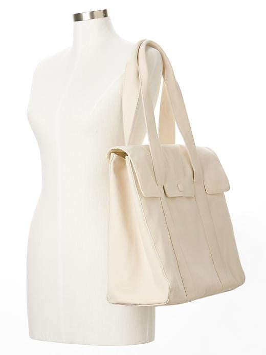 2 of 8 showing, with the color natural of product Canvas satchel