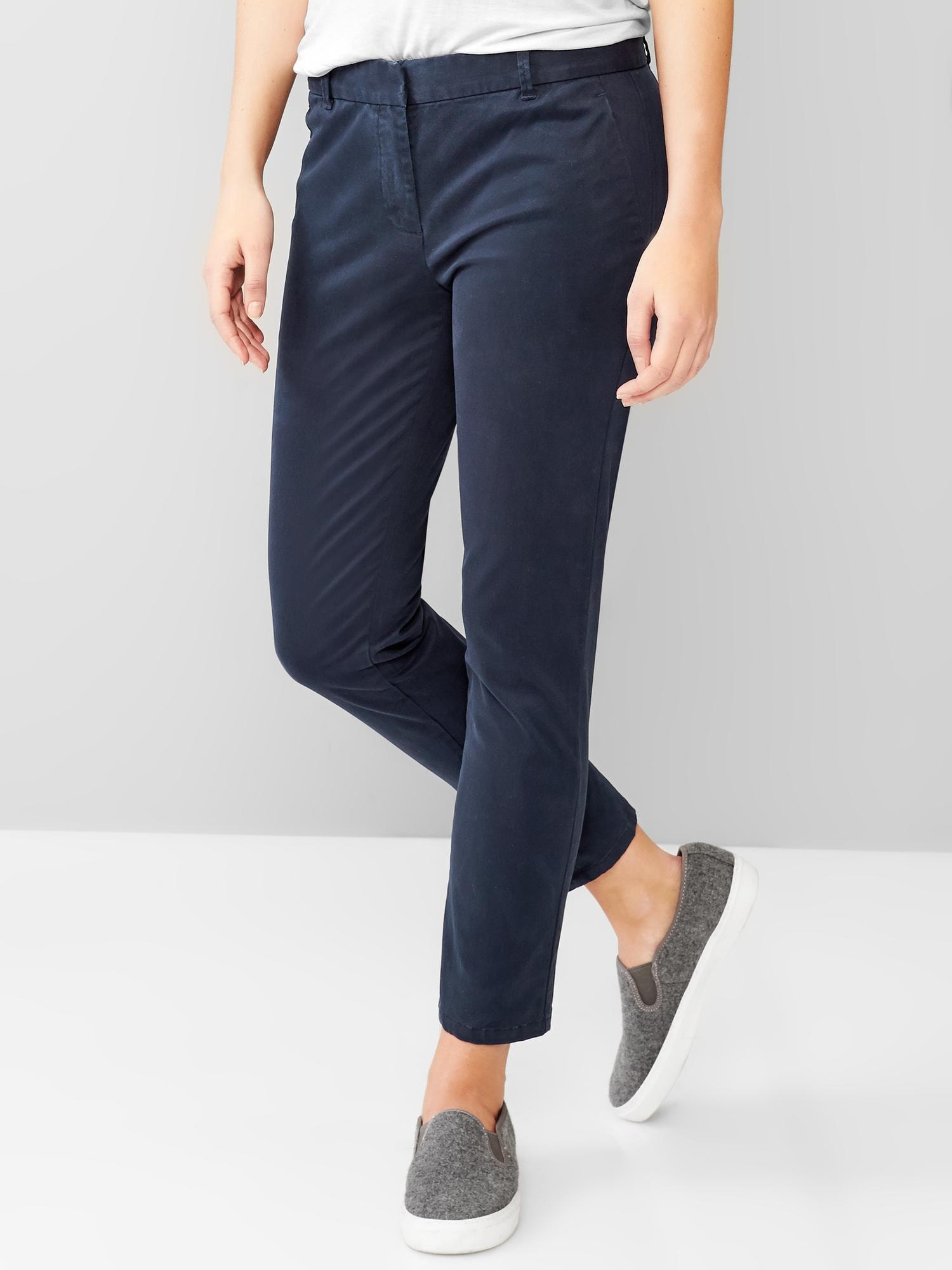 Skinny mini skimmer khakis Gap