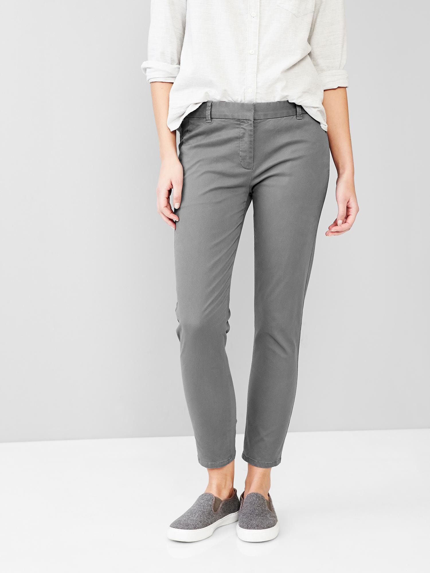 Skinny mini skimmer khakis Gap
