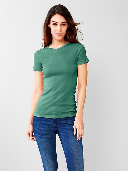 1 of 8 showing, with the color new algae of product Modern crew tee