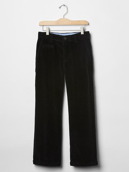 1 of 8 showing, with the color true navy of product Wide-wale cords