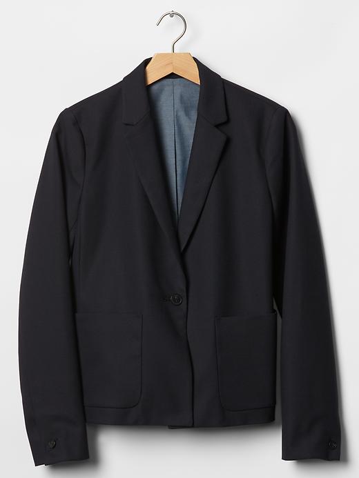 Image number 6 showing, Basketweave blazer