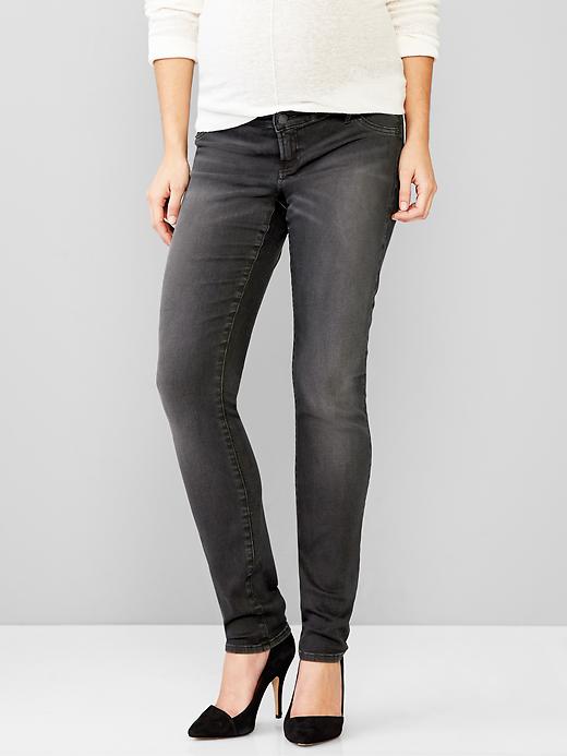 1 of 8 showing, with the color black stonewash of product 1969 inset panel resolution slim straight jeans