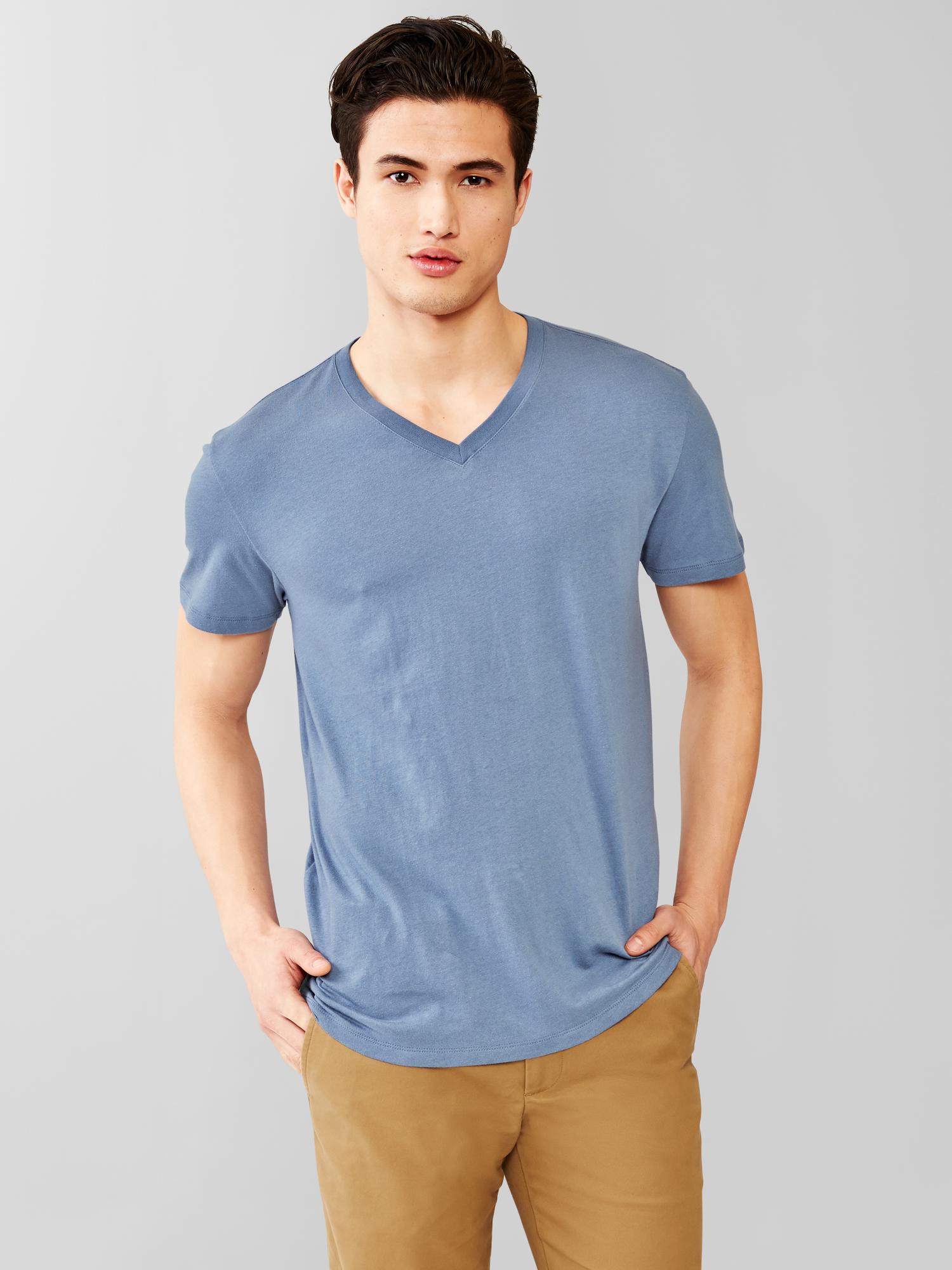 Gap v neck tee mens deals
