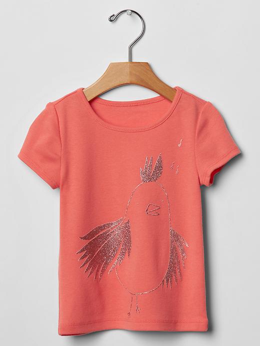 1 of 8 showing, with the color flamingo of product Graphic tee