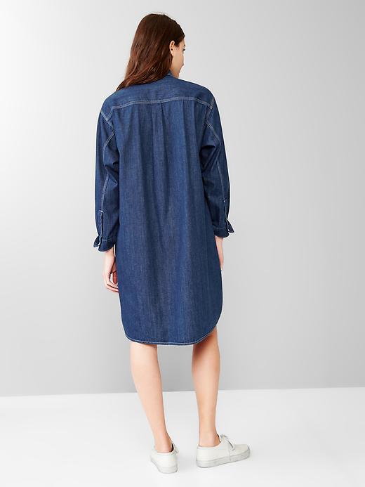 1969 denim popover dress