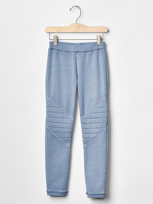 1 of 8 showing, with the color light indigo of product Moto jogger pants