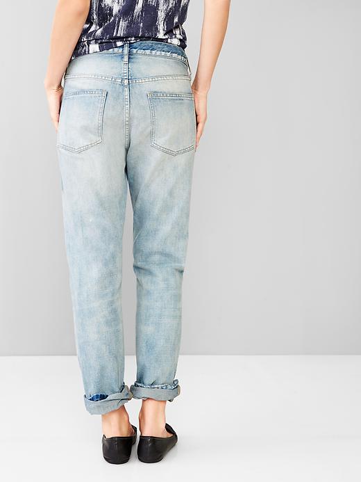 Image number 2 showing, 1969 destructed authentic boyfriend jeans