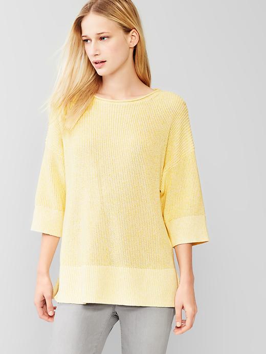 Image number 1 showing, Marl oversized swing sweater