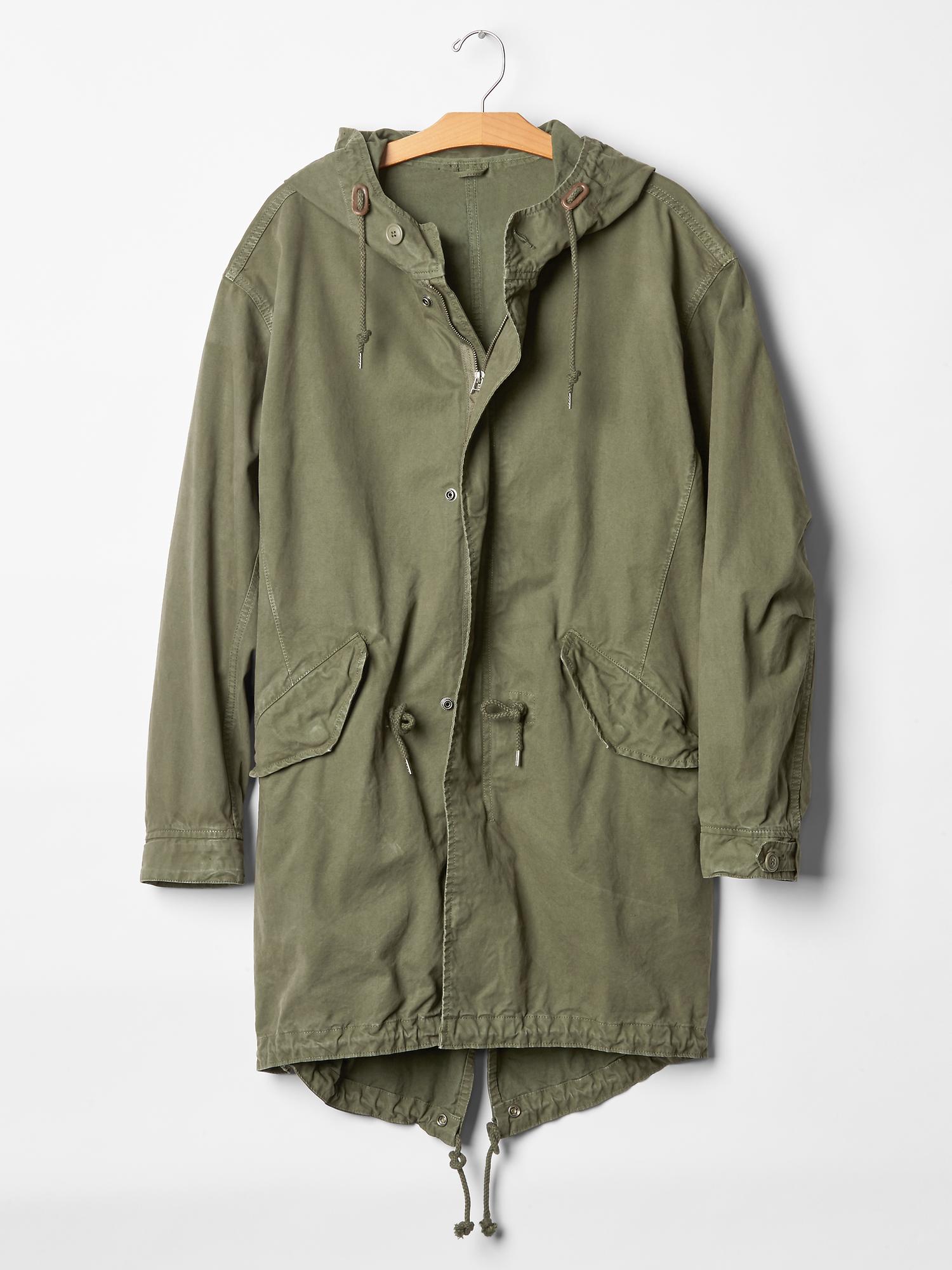 Gap fishtail parka deals
