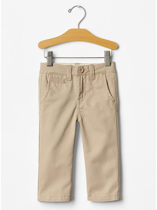 1 of 8 showing, with the color khaki of product Solid khakis