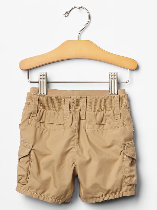 2 of 8 showing, with the color cargo khaki of product Pull-on cargo shorts