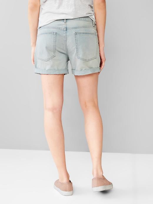 2 of 8 showing, with the color bleached vintage of product 1969 bleached sexy boyfriend denim shorts