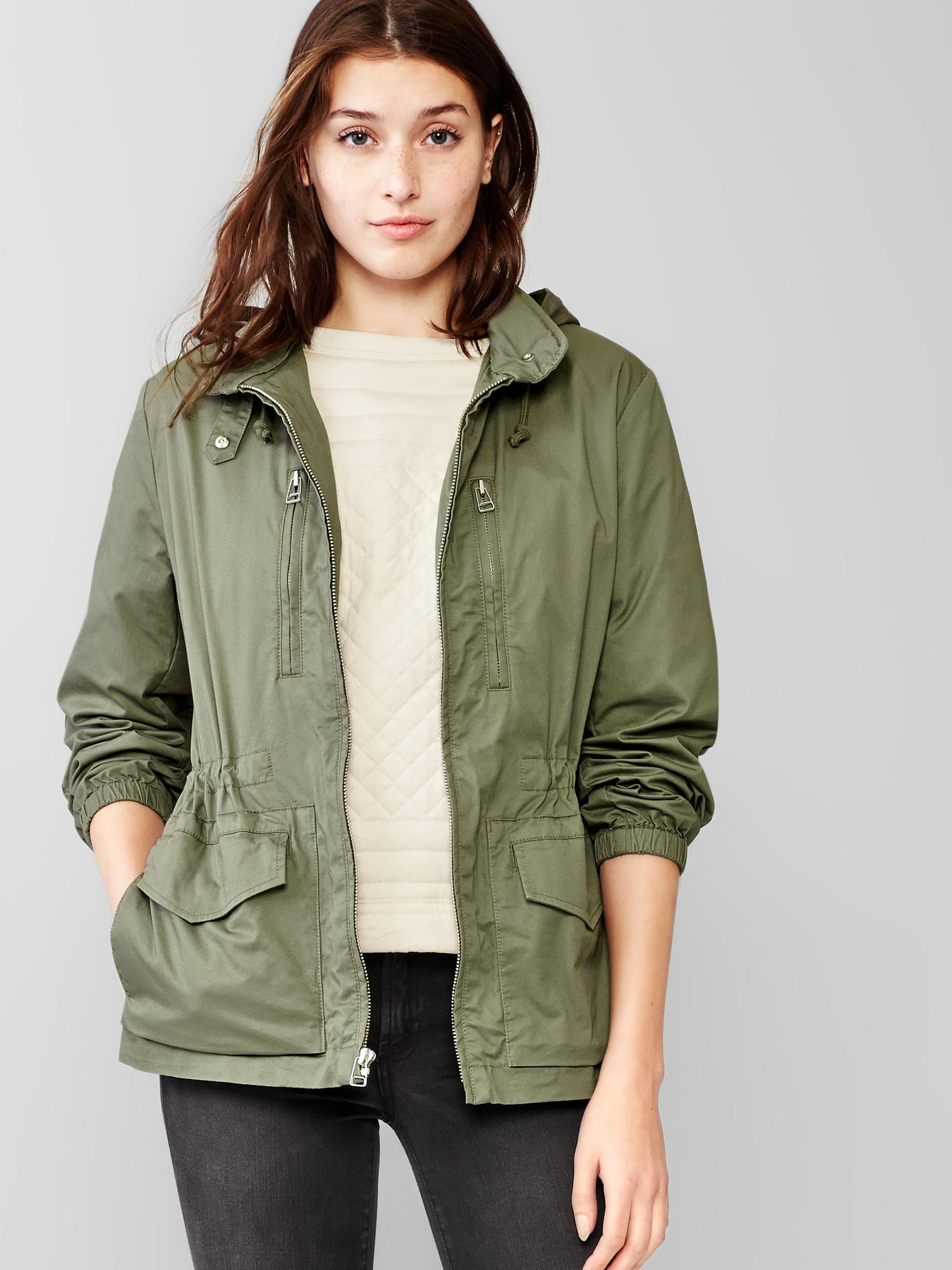 Utility hooded jacket Gap