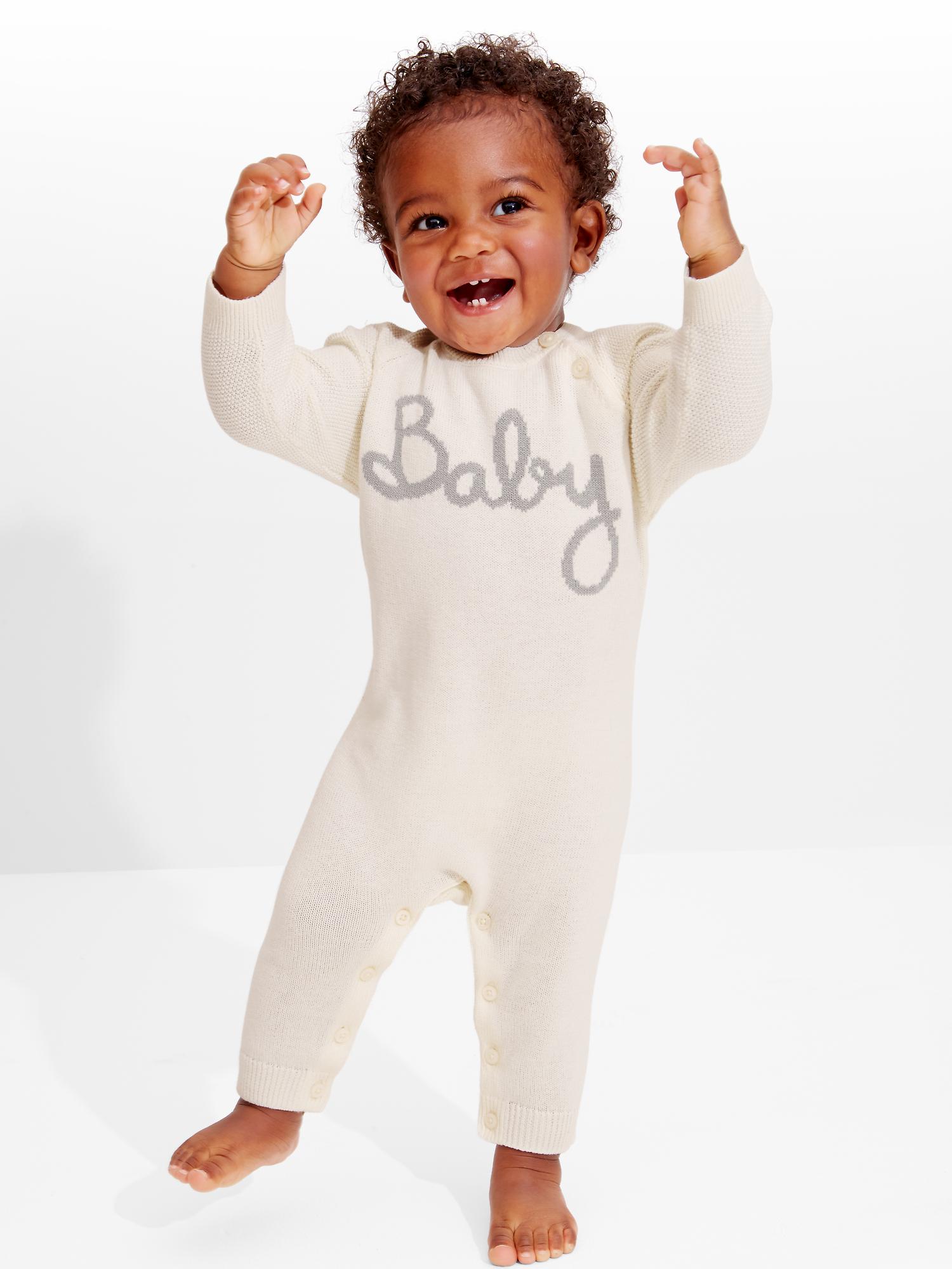 Baby sweater one piece