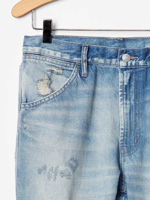 Image number 8 showing, 1969 destructed authentic boyfriend jeans