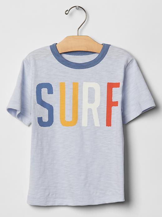 View large product image 1 of 1. Ringer graphic tee
