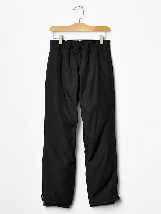 2 of 8 showing, with the color true black of product Warmest pants