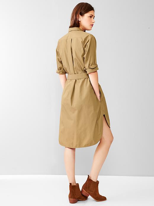 Image number 2 showing, Belted shirtdress