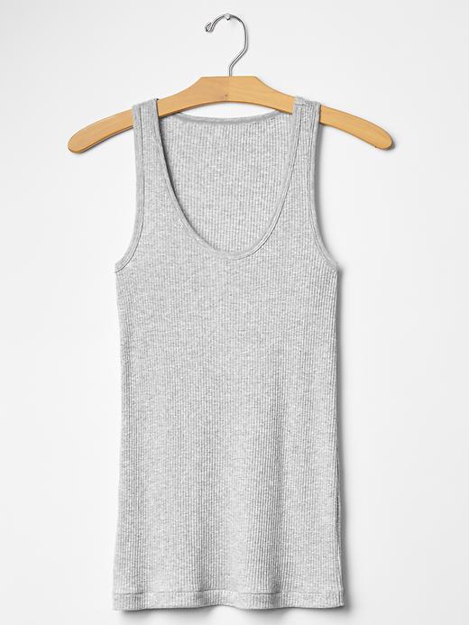 View large product image 2 of 2. Pure Body modal ribbed tank