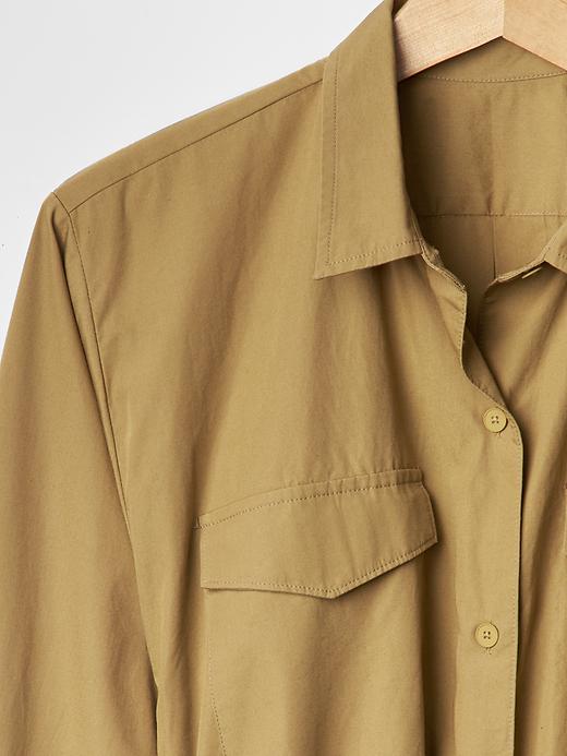 Image number 8 showing, Belted shirtdress