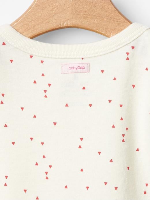 2 of 8 showing, with the color white of product Printed bodysuit