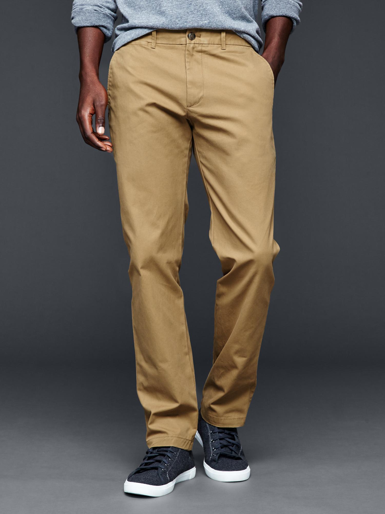 Classic slim fit khakis | Gap