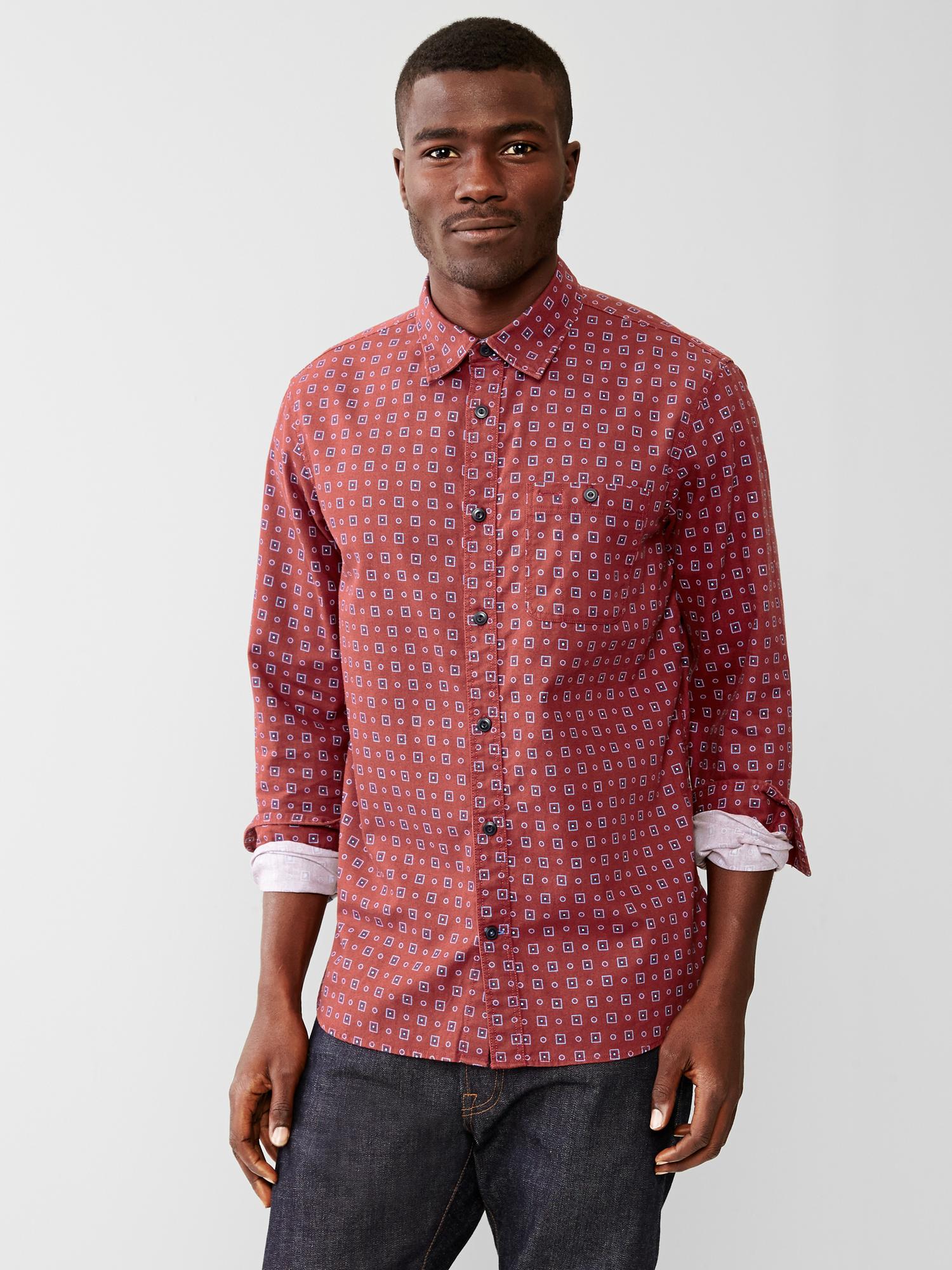 Square bandana print shirt | Gap